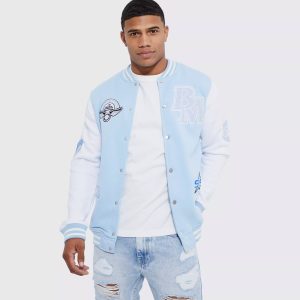 MEMBERS CLUB APPLIQUE VARSITY JACKET