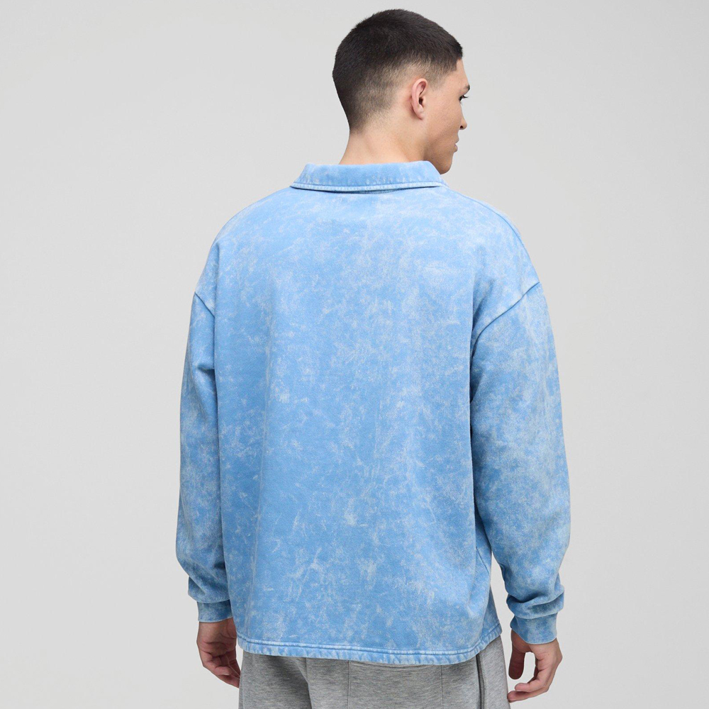 Oversized Washed Revere Polo - Image 2