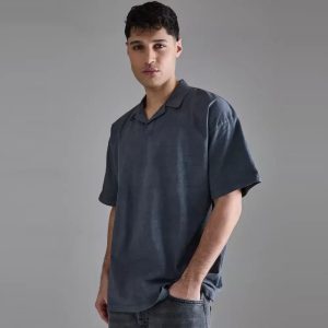 Oversized Revere Wash Polo