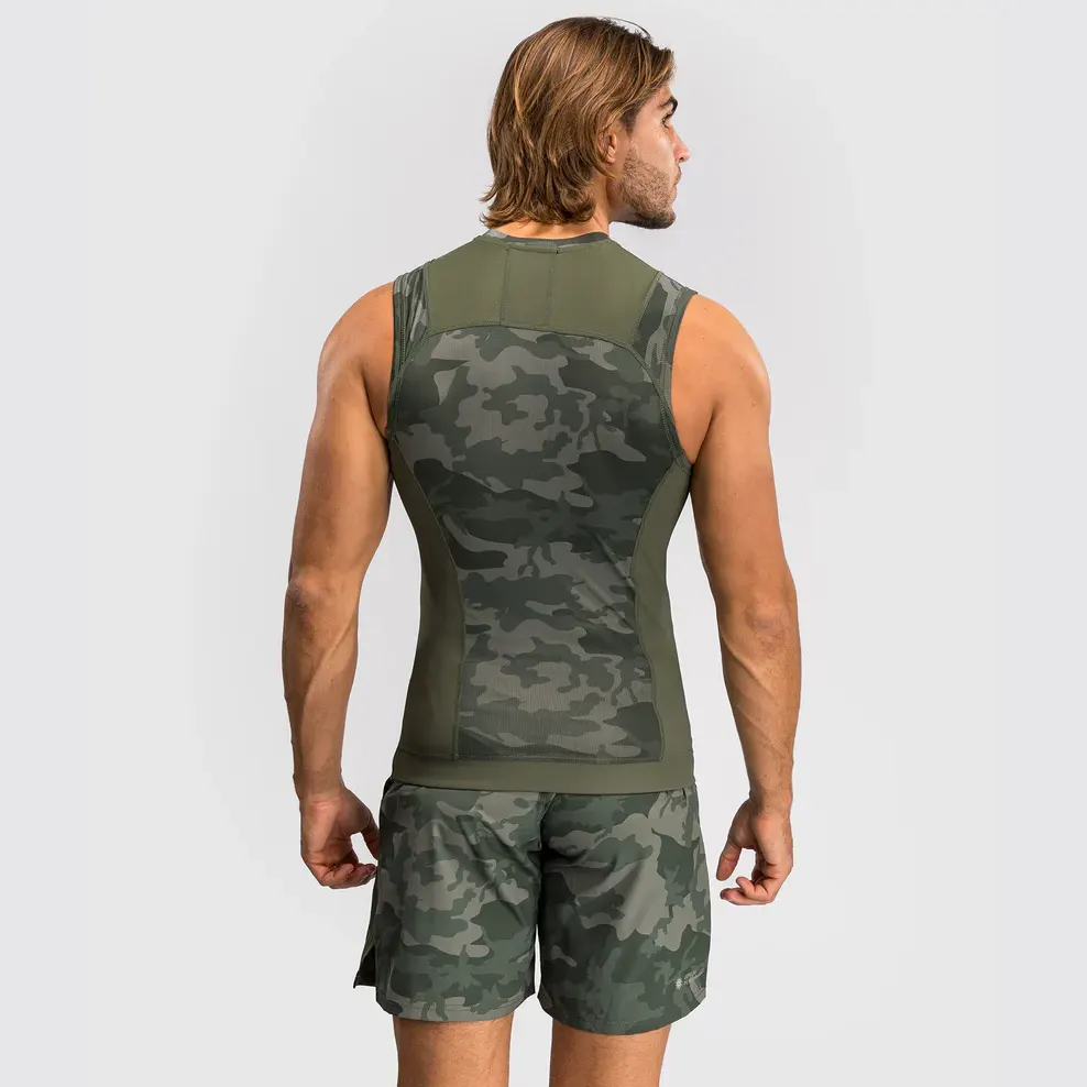 G-Fit Air Men's Sleeveless Rashguard - Army Camo - Image 2